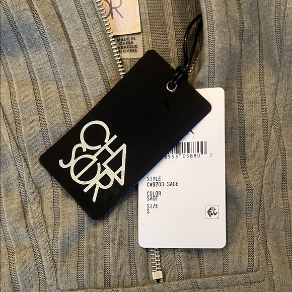 Chaser Sage Ribbed Top - Picture 2 of 3